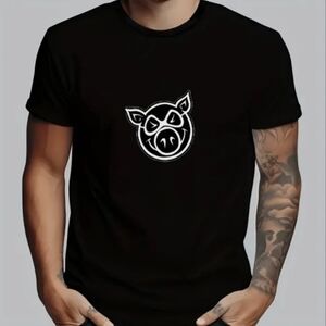 Pig skateboard tshirt